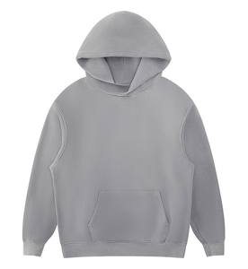 Custom 100% Cotton XL Size Hoodie Puffer Embossed Logo Zipper Design Winter Sweatshirt Terry Fabric Embroidered <b>Beaded</b> Solid - Product Image 5