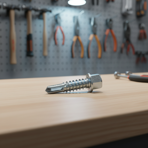 Vis auto-perceuses à tête hexagonale PDC en acier au carbone galvanisé/zinc, finition métrique/pouce, classe 8, filetage standard, pour toiture - Product Image 1