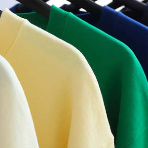 Sudadera con capucha de cuello redondo de algodón puro 330 de 100% gramos al por mayor con Jersey ajustado de cuello redondo en blanco serigrafiado y logotipo personalizado - Product Image 2