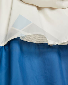 Custom Men's Polyester Reflective Waterproof <b>Beach</b> <b>Windbreaker</b> Jacket in White Navy Khaki-for Winter - Product Image 5