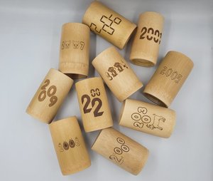 Elegant 350ml Bamboo Tea <b>Cups</b> & <b>Saucers</b> High Quality for Office or Home Use with Laser Logo in Vietnam - Product Image 5