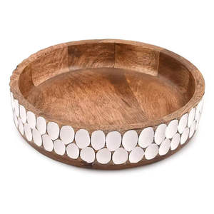 Top Selling Natural Color Classy Look Fancy Food <b>Serving</b> <b>Bowl</b> Export Price Restaurant Decorative Round Wooden <b>Bowl</b> <b>With</b> <b>Lid</b> - Product Image 4