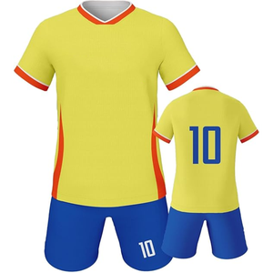 Camisetas de Fútbol Personalizadas por Sublimación, Local y Visitante, 100% Poliéster, Secado Rápido, Antibacterianas, Unisex, Manga Corta, Conjunto de Verano para Adultos - Product Image 4
