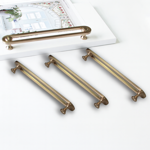 Tirador de muebles duradero ecológico de aleación de Zinc ovalado largo de entrada minimalista moderno para armario de cocina y baño - Product Image 4