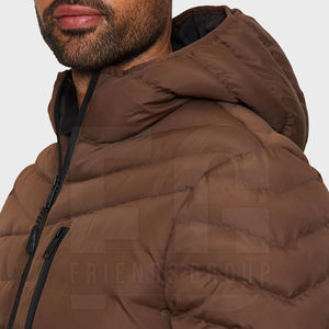 2025 Top vente grande taille hommes doudoune toile imperméable veste d'hiver Logo personnalisé pour la chasse activités de plein air Stand - Product Image 6