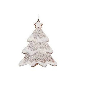 Adornos de metal plateado con acabado martillado con regalos de vacaciones de Navidad Aluminio decorativo colgante único - Product Image 5