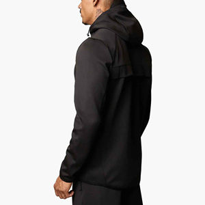 2025 nuevo diseño Simple invierno sudaderas con capucha de talla grande transpirable de secado rápido completo personalizado cremallera Unisex pulóver 100% algodón - Product Image 4