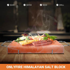 Placas de parrilla de sal del Himalaya sólidas puras, forma personalizada, placa de parrilla de alta calidad, 1,5x8x12 pulgadas - Product Image 3