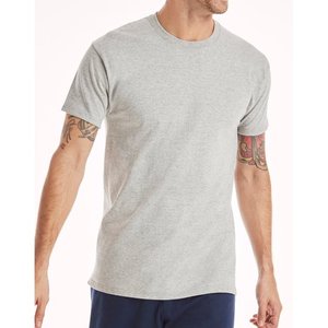 เสื้อยืดแขนสั้นผ้าฝ้าย100% สำหรับผู้ชายสีพื้น230g สีพื้นคอกลมลำลองสีขาวเข้าได้กับทุกชุดฤดูใบไม้ร่วง - Product Image 3