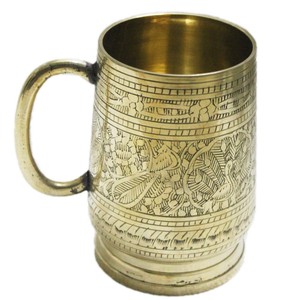 Hot Selling Metal 18-oz Ice Cold Brass Beer Stein Moscow Mules <b>Mugs</b> Golden Finished New Creative Cup - Product Image 1