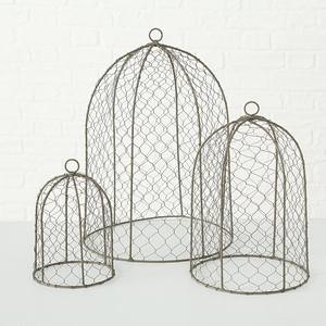 Cloche de table en métal blanc, écologique, artisanale, rustique, style ferme, pour aliments ou plantes, cadeaux - Product Image 5