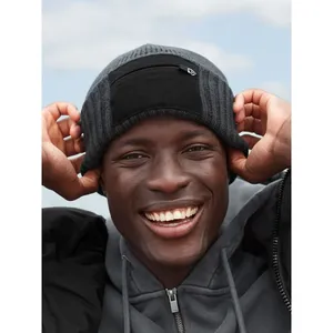 Sustainable Zipper Patch Beanie Eco-Friendly Promotional <b>Hoodies</b> & Sweatshirts - Product Image 6