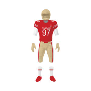 Uniforme de Fútbol Americano Sublimado en 3D Personalizado al por Mayor de Alta Calidad, Conjunto de Fútbol Americano de Compresión Personalizado, Ropa Deportiva Profesional para Equipos - Product Image 5