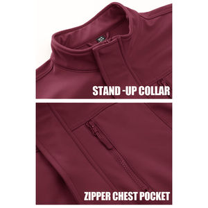 Chaqueta Softshell de nuevo diseño para hombre, a prueba de viento, cómoda, de secado rápido, ligera, diseño único, chaqueta Softshell con cremallera para hombre - Product Image 4