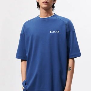 เสื้อยืดโอเวอร์ไซส์ทรงหลวมแบบดรอปโชลเดอร์ ผ้าคอตตอน 100% น้ำหนัก 220gsm สไตล์สตรีทแวร์ รุ่นขายดีปี 2025 รับผลิตตามแบบ - Product Image 2