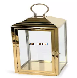 Linterna de decoración de Color blanco de lujo, candelabro, venta al por mayor, farolillos de decoración de jardín para el hogar, linterna de Material metálico de la mejor calidad - Product Image 2