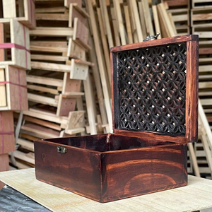 Elegante embalaje de regalo de madera dura de bambú hecho a mano Tarjeta de visita digital Papel DE ARTE Compras a granel para impresión de cartón de papel - Product Image 3