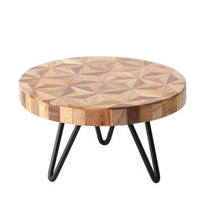 Support à gâteau en bois de luxe pour célébrations d'anniversaire de mariage, finition naturelle, idéal pour les anniversaires et événements festifs - Product Image 2