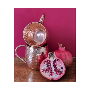 Tazas de mula de cobre puro de alta calidad para cerveza de jengibre Tazas de mula de Moscú del proveedor de herramientas de hierbas y especias de la India - Product Image 2