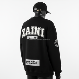 เสื้อกันหนาวผ้าฝ้ายขนแกะสำหรับผู้หญิงเสื้อสเวตเตอร์ระบายอากาศได้ดีพิมพ์ลายปักโลโก้ตามสั่ง - Product Image 5