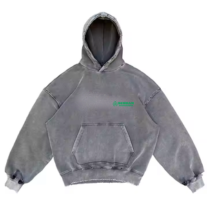 Sudadera con Capucha de Alta Calidad Behram International, 500gsm, Tejido French Terry, Hombros Caídos, para Mujer, 100% Algodón - Product Image 6