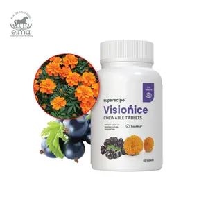 Vision Improve Chewable Tablet Extract Marry gold Flower Maqui berry Extract Acerola Cherry For Vision Boost Fruit Extract