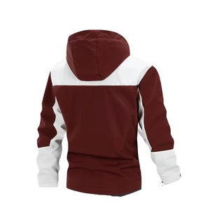 Chaqueta Cortavientos con Capucha para Hombre, Estilo 2026, 100% Poliéster, Secado Rápido y Transpirable, Venta al Por Mayor, Mejor Vendida - Product Image 2