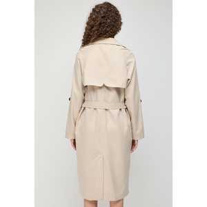 Gabardina Larga Beige con Cinturón - Product Image 5