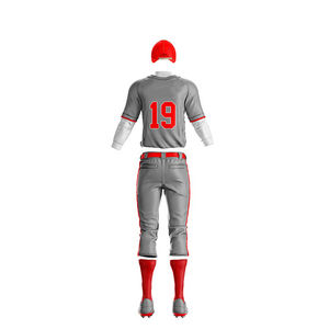 Fait sur mesure de haute qualité nouveau modèle concevez votre propre uniforme de baseball à demi-manches de softball pour le maillot de baseball de l'équipe sportive - Product Image 4