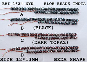 Cuentas de vidrio sueltas multicolores de alta calidad cuentas de vidrio de Murano punteadas cuentas de vidrio de Murano hechas a mano de La India - Product Image 3