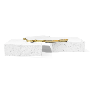Handmade Marble Center <b>Table</b> Durable Contemporary and Traditional Farmhouse Classic Living Room Furniture for Entry Use - Product Image 1