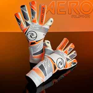Gants de gardien de but en cuir de qualité supérieure personnalisables coupe personnalisée poignée en latex de football en gros - Product Image 2