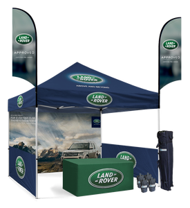 Carpa de Exhibición para Eventos de 10x10 Pies, Estructura Hexagonal de Aluminio, Poliéster Impermeable, Resistente a los Rayos UV, Personalizable, para las Cuatro Estaciones - Product Image 1