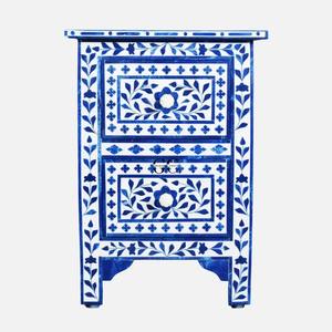 Meuble de rangement à tiroirs en os incrusté traditionnel fabriqué en Inde, meubles faits à la main pour les projets de décoration intérieure, à vendre - Product Image 1