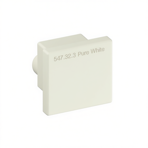HEWI 547.32.3 Pure White Plastic Furniture Knob 99% Pure Cabinet Organizer - Product Image 3