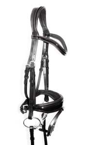 German Comfort Crystal Bling Grackle Figure 8 Bridle Custom Made Sparkle NEW - Product Image 6