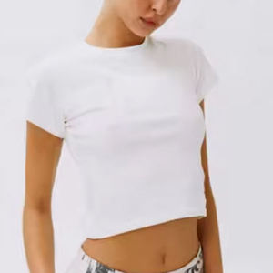 เสื้อยืดสตรีทรงหลวมผ้าฝ้าย100% โอเวอร์ไซส์แบบกำหนดเอง - Product Image 6