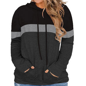 Sweat-shirt à capuche pour femme avec logo personnalisé, vêtements de rue, sweat-shirt à capuche en coton, vêtements pour femme grande taille - Product Image 6