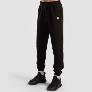 Pantalon de sport cargo plissé léger et tendance, coloré, personnalisable avec logo, disponible du XL au 6XL, noir, coupe droite - Product Image 1