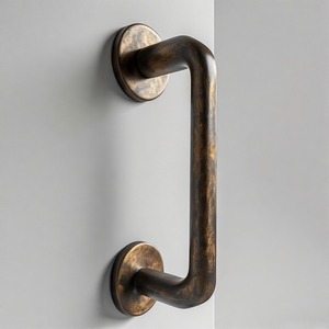 Poignée de porte en laiton OpalLatch Sleek pour portes intérieures et extérieures Quincaillerie à tirer de designer de luxe - Product Image 6
