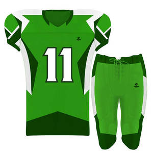 ชุดเสื้อเจอร์ซีย์อเมริกันฟุตบอลคอวีสีตัดกันดีไซน์แบบอเมริกันสำหรับผู้ใหญ่เยาวชนออกแบบด้วยตัวเอง - Product Image 4