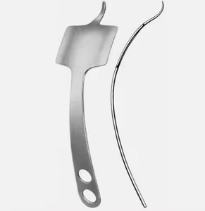 Levier d'os HOHMANN en acier allemand courbé 90 degrés 230 mm 9 "Tip Sharp Width 3 mm Jaw Width 43 mm Hohmann Bone Elevator - Product Image 3