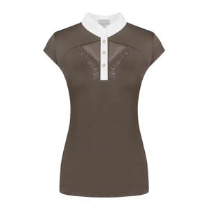 Oem diseño mujeres montar a caballo mostrar camisas último diseño nuevo estilo ecuestre uso mujeres mostrar camisa para la venta - Product Image 4