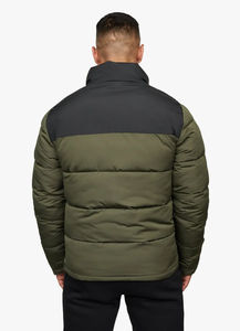 Nueva Chaqueta de Hombre con Cuello Alto, 100% Poliéster, Acolchada, con Cierre de Cremallera, Impermeable, Resistente al Viento y Cálida - Product Image 3