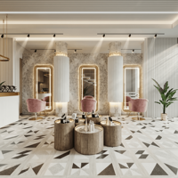 Meubles de salon, meubles de restaurant, présentoir en acrylique pour comptoir de magasin, miroir de salon de coiffure, restaurant