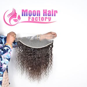 Naturel à la recherche de nouvelles tendances Derniers produits Meilleur prix Indien Remy trame frontale de cheveux humains bouclés exportés directement de l'Inde - Product Image 4