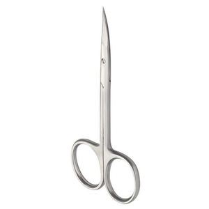 Ciseaux à ongles professionnels finition polonaise avec lames courbes fines pointues Ciseaux à cuticules en acier inoxydable à haute teneur en carbone de 3.5 pouces - Product Image 2