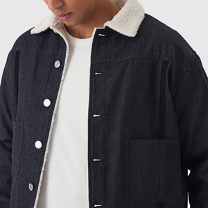 Wholesale Men's Zip-Up 100% Cotton <b>Canvas</b> <b>Jacket</b> Plus Size Stylish Eco-Friendly Sustainable Waterproof Fashion Wear for Winter - Product Image 2