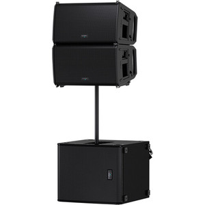 QSSC KLA12 Active 112 2400W Powered 12 Line Array Kit de altavoces 12 Tote de plástico incluido - Product Image 5