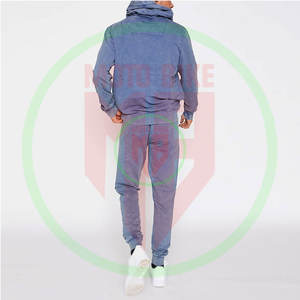 Sweat-shirt à capuche en coton lourd de qualité supérieure pour hommes, lavage à l'acide, logo personnalisé, prix bas, sweats à capuche lavés à l'acide - Product Image 5